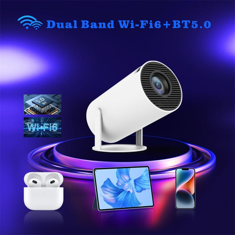 Projecteur intelligent HY300 système Android 11.0 120 lumens projecteur portable, prise US, prise UK, prise AU, prise EU
