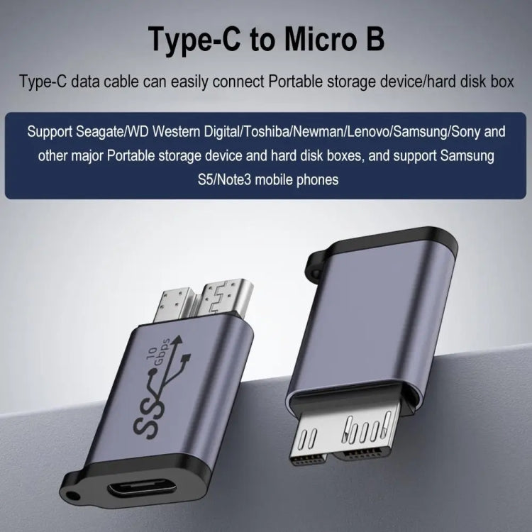 Adaptateur Micro B mâle USB lien convertisseur interface boîtier HDD, transfert USB femelle, transfert Type-C femelle, transfert USB mâle, transfert Type-C mâle