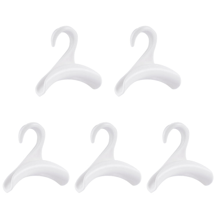 Lot de 5 cintres en forme d'arche pour placard, porte-chapeaux et écharpes, anti-déformation