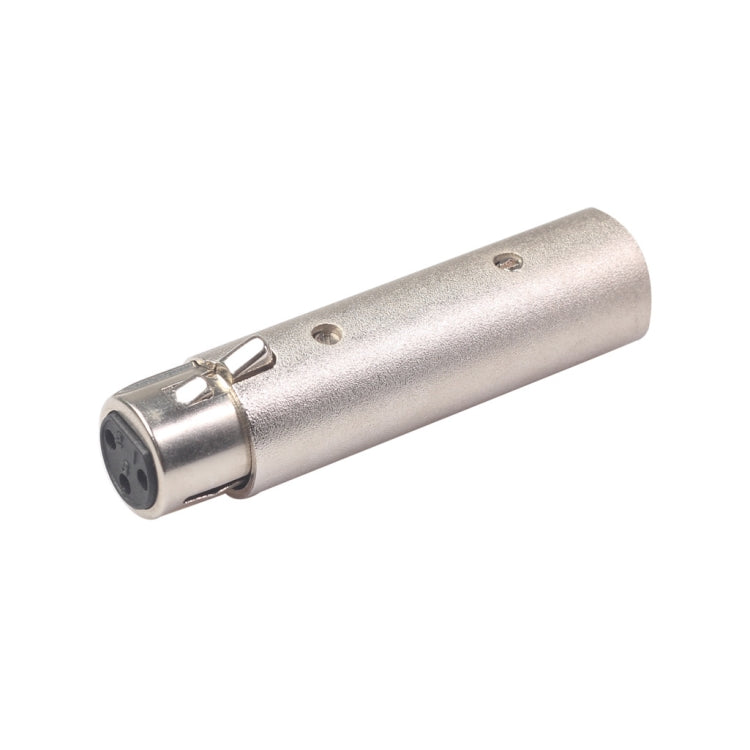 Adaptateur XLR lampe signal DMX mâle 5 broches vers XLR femelle 3 broches grand boîtier en alliage de zinc
