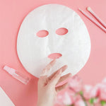Lot de 10 masques faciaux jetables transparents en film plastique pour salon de beauté