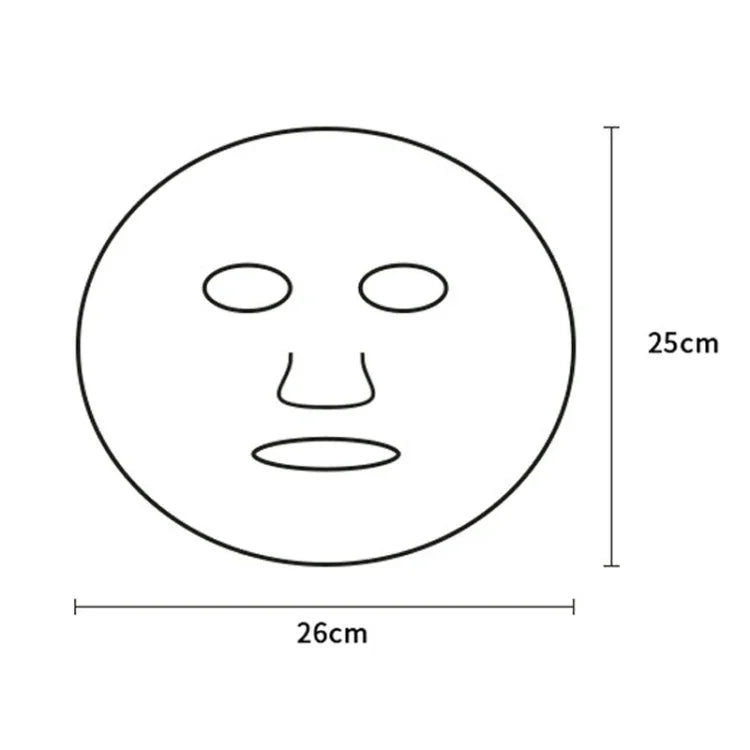 Lot de 10 masques faciaux jetables transparents en film plastique pour salon de beauté