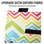 Sac de courses en tissu Oxford 2-en-1 Chariot de courses pliable