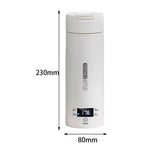 Tasse à eau chauffante électrique 300W 500ml, Bouilloire intelligente à contrôle de température, prise américaine SUS304, prise américaine SUS316, prise britannique SUS304, prise britannique SUS316, prise européenne SUS304, prise européenne SUS316