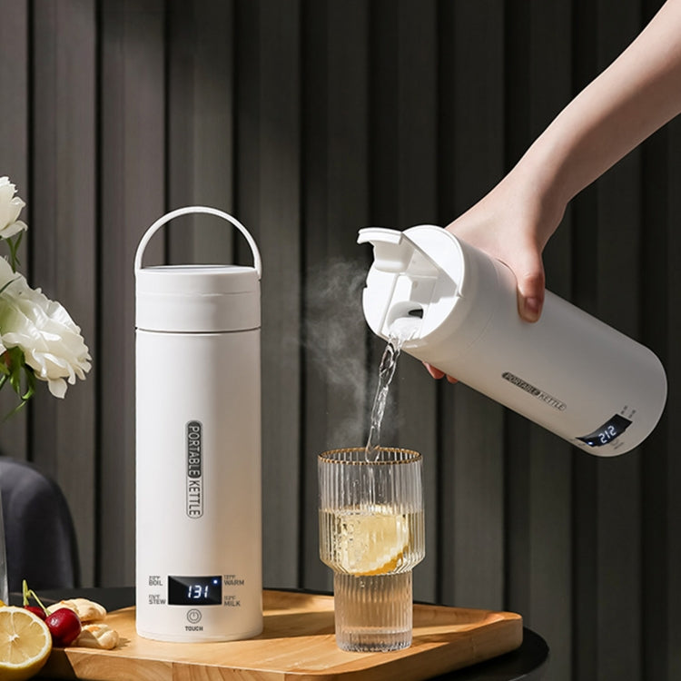 Tasse à eau chauffante électrique 300W 500ml, Bouilloire intelligente à contrôle de température, prise américaine SUS304, prise américaine SUS316, prise britannique SUS304, prise britannique SUS316, prise européenne SUS304, prise européenne SUS316