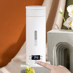Tasse à eau chauffante électrique 300W 500ml, Bouilloire intelligente à contrôle de température, prise américaine SUS304, prise américaine SUS316, prise britannique SUS304, prise britannique SUS316, prise européenne SUS304, prise européenne SUS316