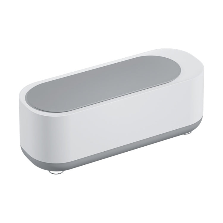Nettoyeur à ultrasons multifonctionnel pour bijoux et lunettes, alimenté par piles (gris), motif alimenté par piles, rechargeable avec lumière UV