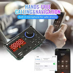 Amplificateur de puissance à écran couleur 100W 12V TPA3116 Carte décodeur Bluetooth avec enregistrement d'appels, télécommande en silicone, petite télécommande en silicone, petite télécommande