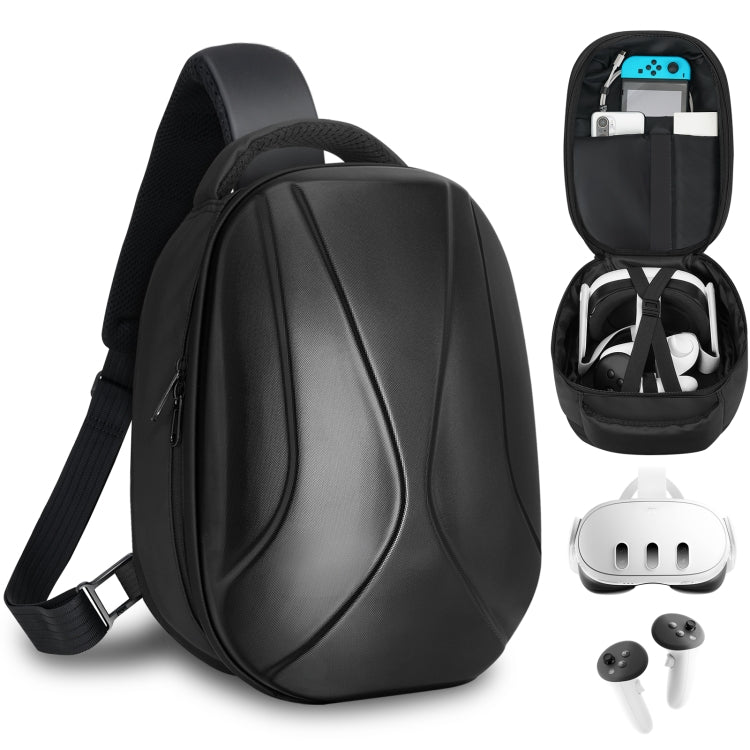 Pour Meta Quest 3 Valise rigide extensible Sac à dos à bandoulière