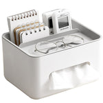 Boîte de rangement multifonctionnelle pour mouchoirs, serviettes et télécommandes