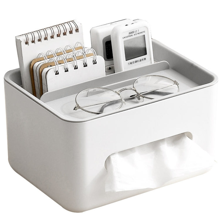 Boîte de rangement multifonctionnelle pour mouchoirs, serviettes et télécommandes