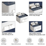 Boîte de rangement multifonctionnelle pour mouchoirs, serviettes et télécommandes