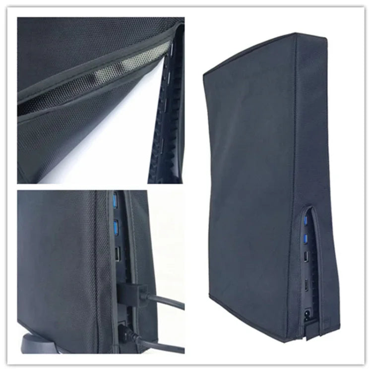 Étui de protection anti-poussière pour lecteur de disque et console numérique PS5 Slim, gris vertical, noir vertical, gris horizontal, noir horizontal
