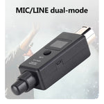 Système micro sans fil MTU-002 UHF DSP émetteur et récepteur micro/ligne deux modes