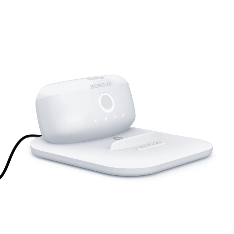 Station de charge double BOBOVR Station de charge magnétique pour sangle de tête Quest 3 Batterie B2, Station de charge double