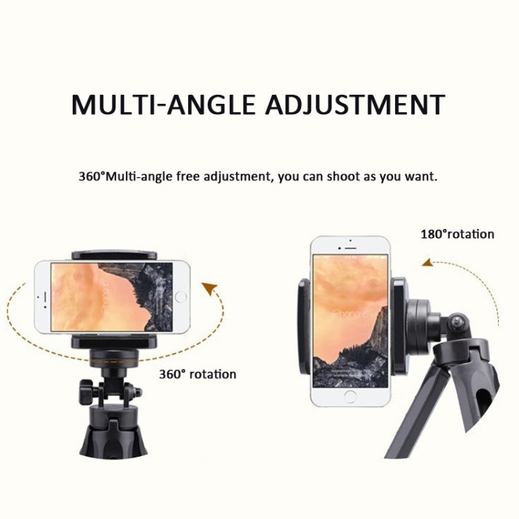 Trépied portable de table pour téléphone avec tête sphérique, mini trépied selfie amovible
