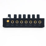 Mixeur audio stéréo 6 canaux ultra-compact à faible bruit, prise US, MIX600