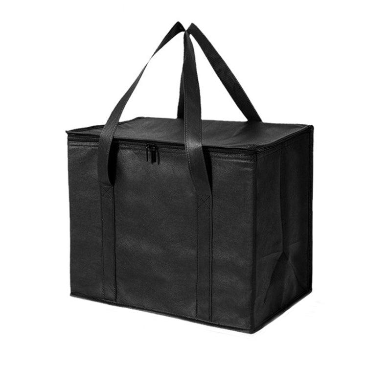 Sac isotherme en aluminium non tissé pour bento, sac repas à emporter avec plaque de fond, 41x26x33cm