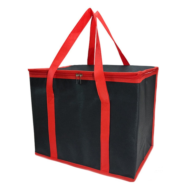 Sac isotherme en aluminium non tissé pour bento, sac repas à emporter avec plaque de fond, 41x26x33cm