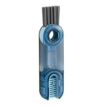 Brosse de nettoyage 3 en 1 en forme de U pour couvercle de tasse, nettoyeur de rainures de couvercle de bouteille d'eau, B Gris, B Bleu, B Vert