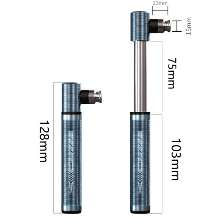 Pompes mini portables ENLEE ED200 pour vélo avec valve américaine et française, usage domestique