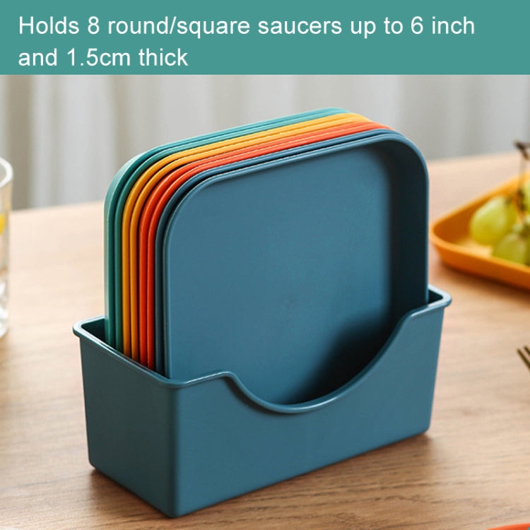 Base en plastique pour assiettes dans l'organisateur de vaisselle de 6 pouces, Base