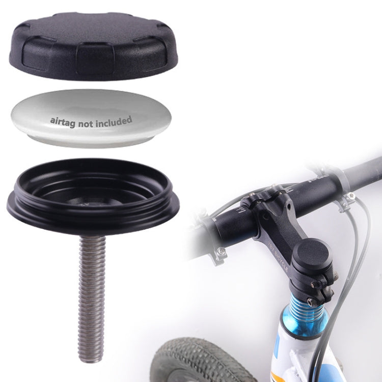 Pour AirTag 2e génération / AirTag 1re génération Coque de protection pour traqueur de vélo Support de fixation caché pour casque de vélo Antivol, rond, couvercle de bière