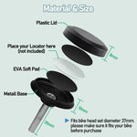 Pour AirTag 2e génération / AirTag 1re génération Coque de protection pour traqueur de vélo Support de fixation caché pour casque de vélo Antivol, rond, couvercle de bière