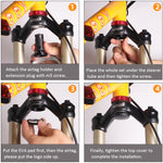 Pour support antivol de vélo GPS caché AirTag 2e génération / AirTag 1re génération, tube de fourche avant, style 1, style 2