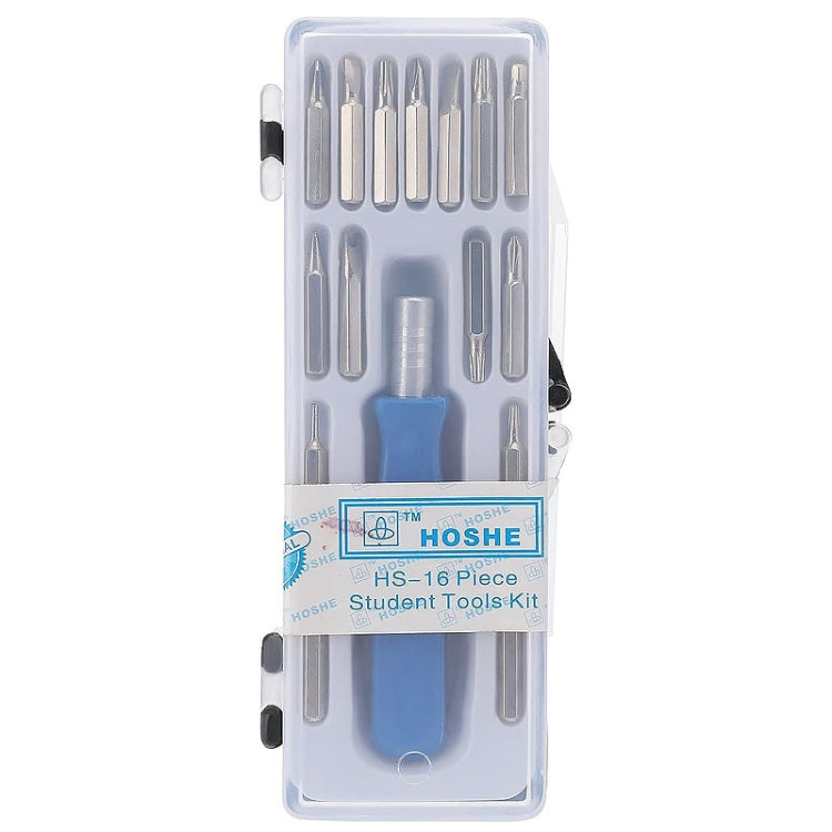 HOSHE Set de mini tournevis 16 en 1 avec multiples embouts pour montre et lunettes
