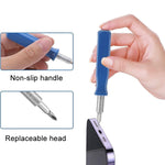 HOSHE Set de mini tournevis 16 en 1 avec multiples embouts pour montre et lunettes