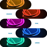 Bande LED 2m 5V USB flexible néon silicone, ensemble de bandes souples, USB (rose), USB (couleur chaude), USB (bleu)