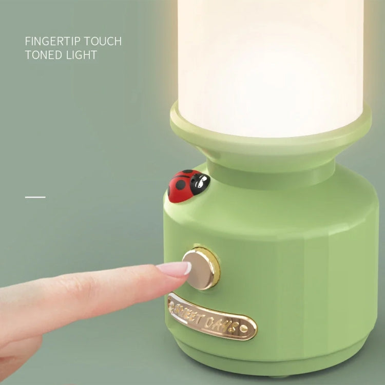 Veilleuse de chevet LED tripolaire à intensité variable Lumière d'ambiance décorative de camping