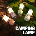 Veilleuse de chevet LED tripolaire à intensité variable Lumière d'ambiance décorative de camping