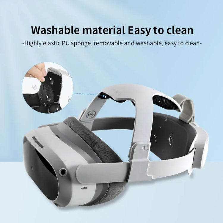 Pour PICO 4 Hibloks Bandeau sans pression Sangle de tête en PU haute élasticité Accessoires VR