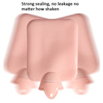 Bouillotte 1L Double Mains en Peluche Mignonne, Chiot Noir et Blanc, Ours Brun, Grenouille Vert Fruit, Canard Jaune, Lapin Rose, Consortium, Chat Coquin, Petit Ours Brun, Petit Lapin Blanc