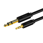 Câble audio amplificateur guitare JINGHUA 3,5 mm vers 6,5 mm, câble 6,35 mm, 0,5 m, 1,5 m, 3 m, 5 m