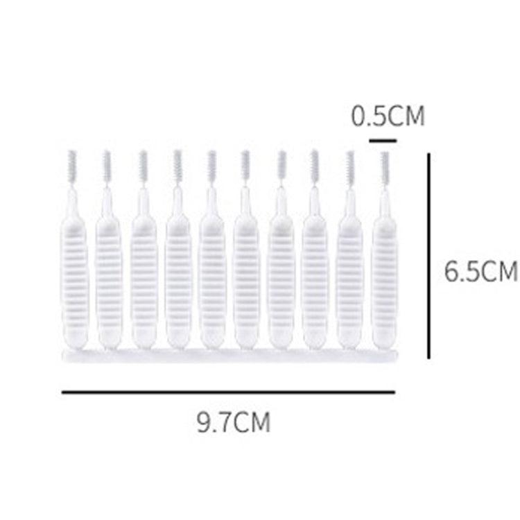 10 pièces/paquet Brosse de Nettoyage Multifonctionnelle pour Trous de Douche, Outil Anti-blocage pour Robinet de Bain