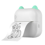 Imprimante thermique photo portable Bluetooth M5 mini cartoon, bleu, rose