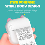 Imprimante thermique photo portable Bluetooth M5 mini cartoon, bleu, rose