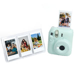 Pour Cadre photo transparent pour PC, format vertical, trois carrés, pour Polaroid