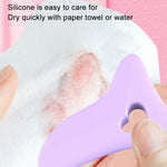 Aide au maquillage des yeux en silicone multifonctionnelle pour le traçage de l'eye-liner