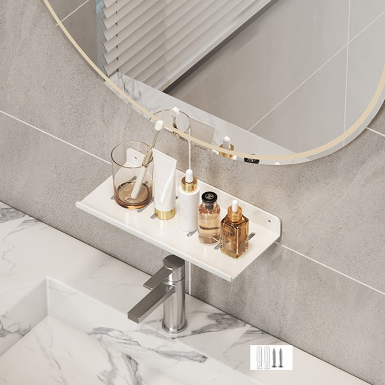 Étagère d'évier pour salle de bain, sans perçage, étagère de rangement, 30cm (blanc), 40cm (blanc), 50cm (blanc), 30cm (noir), 40cm (noir), 50cm (noir), 30cm (gris), 40cm (gris), 50cm (gris), 50cm en U (blanc), 50cm en U (noir), 50cm en U (gris)