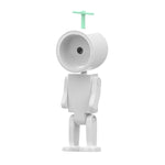 Mini veilleuse LED magnétique Astronaute, ornements de blocs de construction, lampe de bureau, rond blanc, rond rose, rond bleu, rond vert, carré blanc, carré rose, carré bleu, carré vert