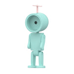 Mini veilleuse LED magnétique Astronaute, ornements de blocs de construction, lampe de bureau, rond blanc, rond rose, rond bleu, rond vert, carré blanc, carré rose, carré bleu, carré vert