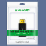 Adaptateur vidéo audio JINGHUA DP mâle vers HDMI femelle, version universelle 1080P, version universelle 4K