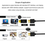 Adaptateur vidéo audio JINGHUA DP mâle vers HDMI femelle, version universelle 1080P, version universelle 4K