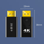 Adaptateur vidéo audio JINGHUA DP mâle vers HDMI femelle, version universelle 1080P, version universelle 4K