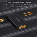 Adaptateur vidéo audio JINGHUA DP mâle vers HDMI femelle, version universelle 1080P, version universelle 4K