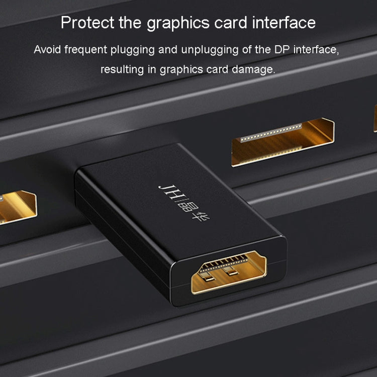 Adaptateur vidéo audio JINGHUA DP mâle vers HDMI femelle, version universelle 1080P, version universelle 4K